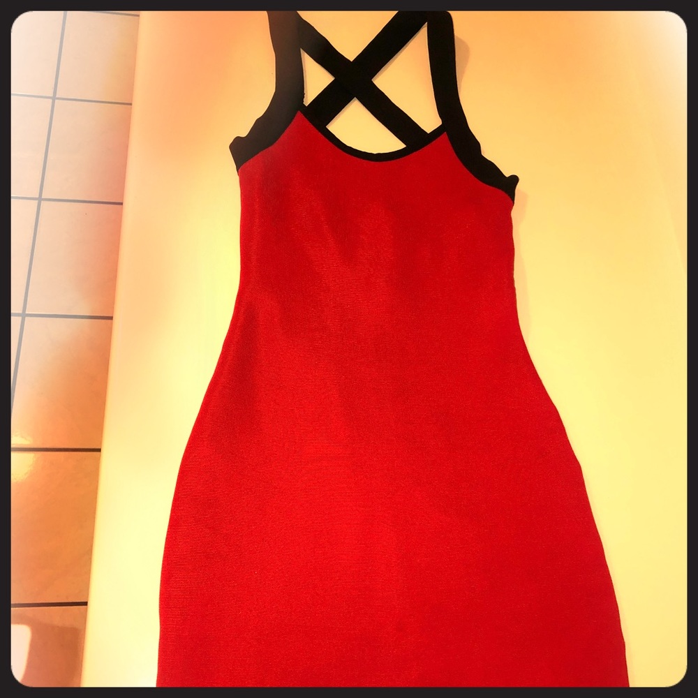 Mini bandage dress